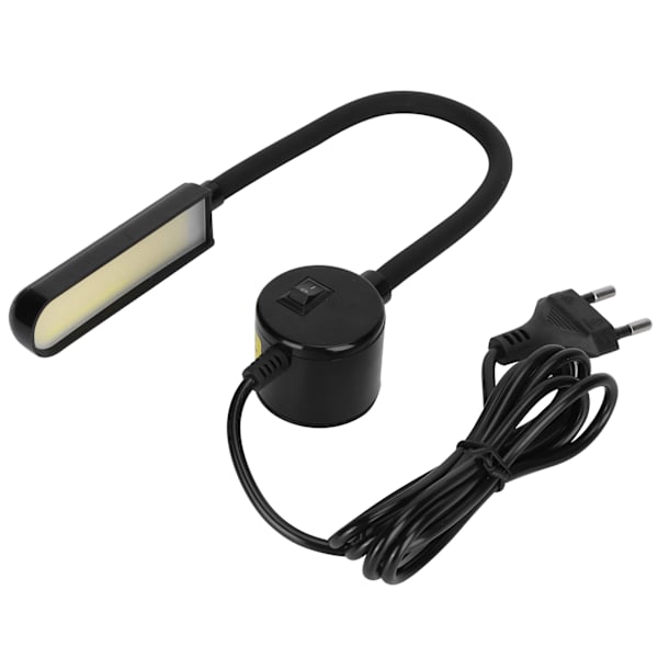COB 6W 30LED ompelukoneen valo kirkas lamppu magneettijalustalla EU-pistoke AC/DC85-265V