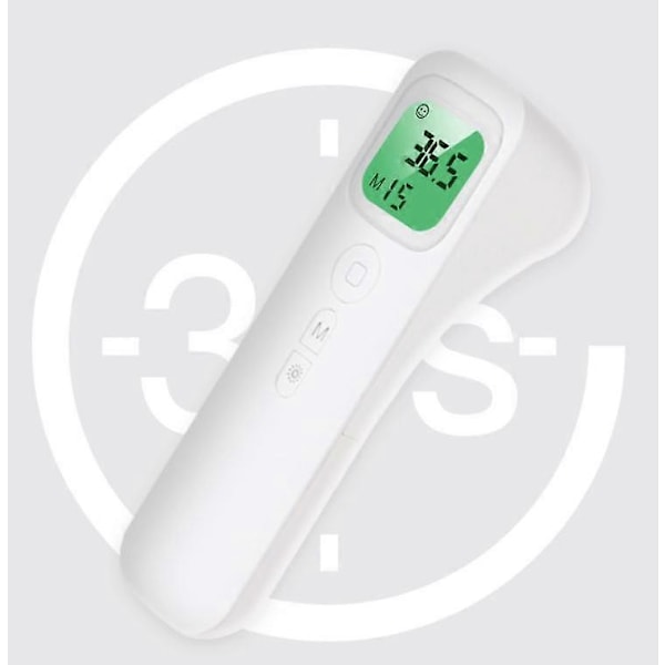 Pande Temperatur Berøringsfri Professionel Digital Infrarød Termometer, LCD Display Feberadvarsel, Til Børn, Voksne