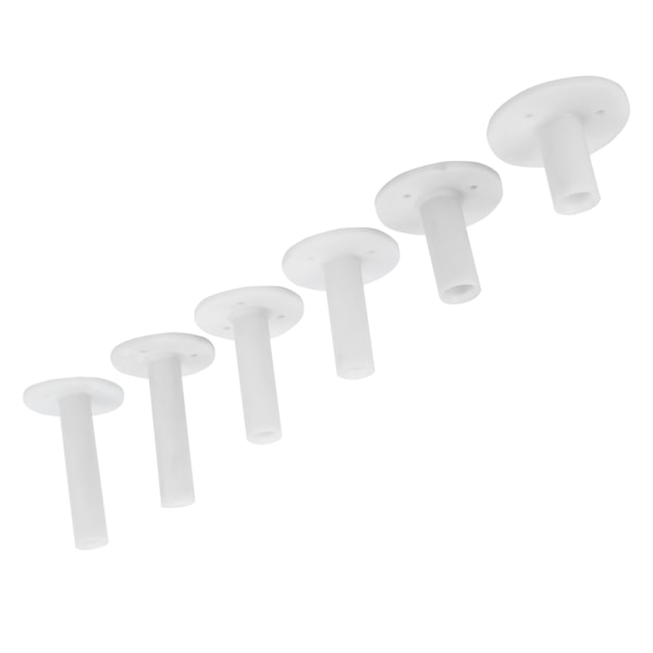 6 stk Golf Gummi Tee Holder Golf Treningshjelpemiddel for Driving Range og Treningsmatte