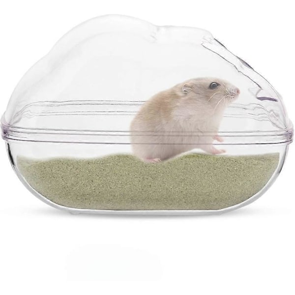 2025 Ny Hamster Sand Badrum Sandbad Behållare Litet Husdjur Badkar Bastu Toalett Tvättrum Låda