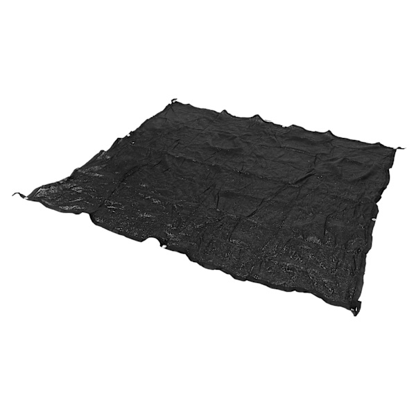 Skuggnät Solskydd Dammskydd Solskydd Växthus Balkong Gård Solskydd Tillbehör 2 x 2m Svart 6 Stygn