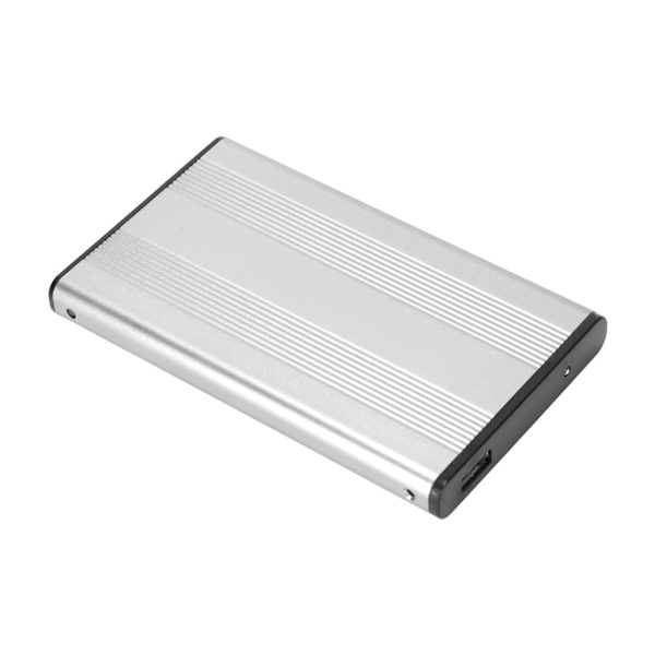 HDD-hölje 2,5 tum 2 TB Kapacitet 480 Mbps överföringshastighet aluminiumlegering med USB2.0-överföring för Windows för VistaSilver