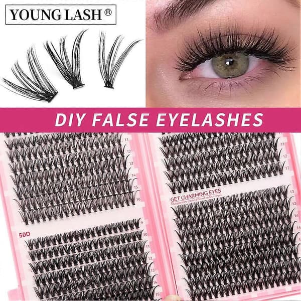 DIY fransklusterkit - 30D/40D/50D med limremover återanvändbart anpassningsbart