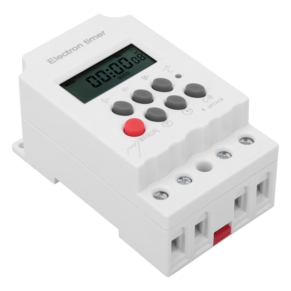 Elektronisk Tidströmbrytare Mikrodatorkontrollerad Intelligent Högström KG316T-II 220VAC 30A