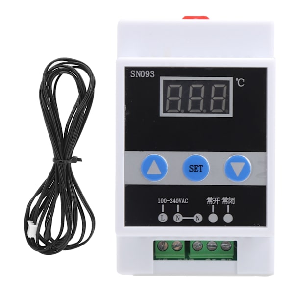 TMC‑6000 Temperaturregulator Digital Temperaturkontroll Regulator Termostat 110‑240V