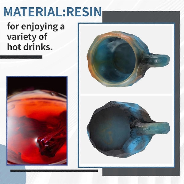 Mineral Krystall Kaffekopp Kvarts Stein Kopp A