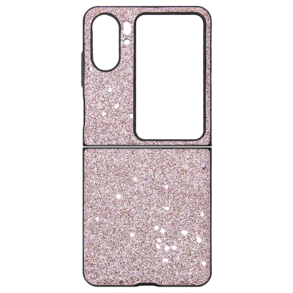 Vikbart phone case ABS Skyddande glänsande cover Anti Drop Case för Find N2 Flip Pink
