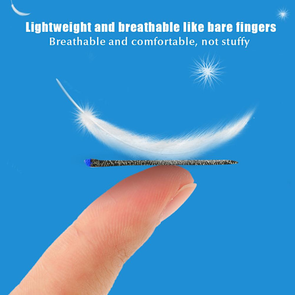 2 st Luminous Mobile Gaming Controller Finger Sleeves Mobile Game Handskar Touch Screen Finger Cots