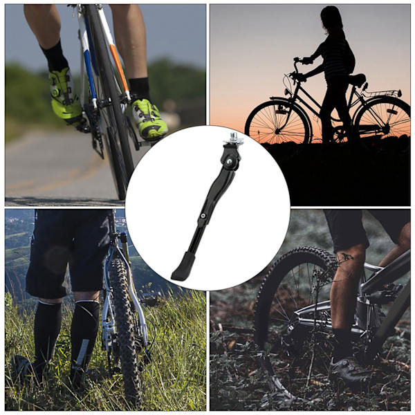 Cykel Aluminiumlegering Mellanstöd Sidoställ Stativ för Mountain Road Cykel