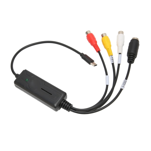 Type C Äänen ja Videon Tallennuskortti RCA - USB Muunninsovitin Vista XP:lle OS X:lle Windows 10 8.1 8 7