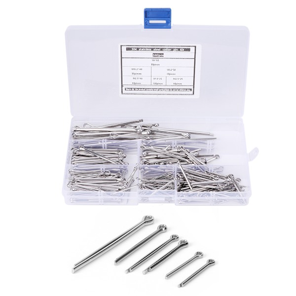 340 st saxsprint set kit 304 rostfritt stål industritillbehör Fästelement