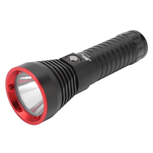 Sukelluslamppu 3000LM LED-sukellusvalo IPX8 Vedenpitävä 100m vedenalainen sukelluslamppu punainen
