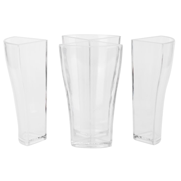 4-i-1 ölglas muggar transparent akryl vinglas för bar klubb fest tillbehörL
