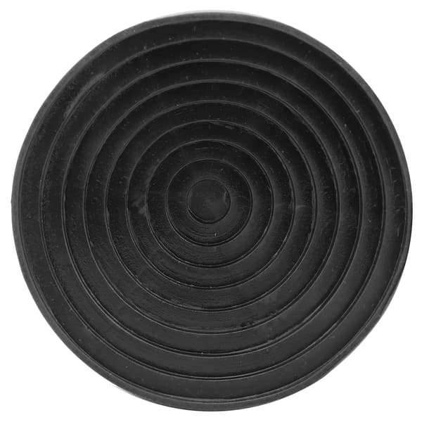 Diameter 90mm/3.54in Laboratoriekolbeholder Sort Gummi Rund Kolbe Støttebase