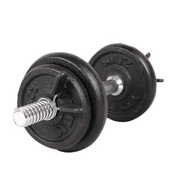 2 kpl 25 mm:n levytangon lukot kuntosalille, painonnostotanko, käsipainolukko, jousilukot