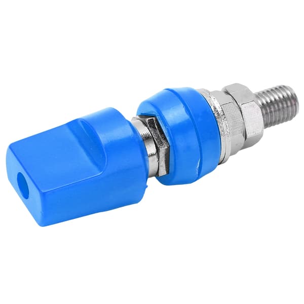 Terminal Multipurpose 4mm Messing Flat Cover M8 100A Høy Strøm Terminalblokk med JackBlue