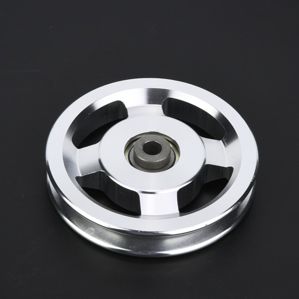 Alumiiniseoksesta valmistettu kuntosalin hihnapyörä - voimaharjoittelutarvike (115 mm)