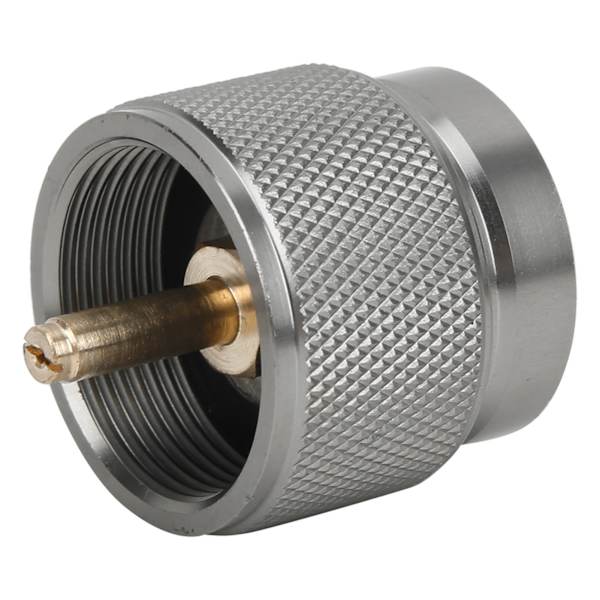 US Standard Propan Komfur Tank Refill Adapter Brænder Converter med automatisk afbrydelse af gas