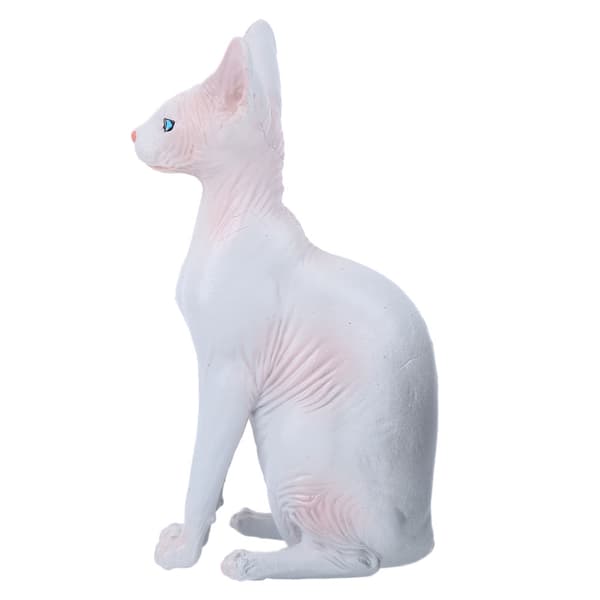 Simuleringsmodell av hårlös katt, heminredning, skrivbordsdekoration, barnleksak PL127‑1563