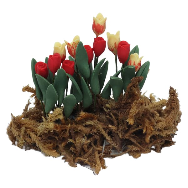 1:12 DIY Simulation Dukkehus Blomster Miniature Dukkehus Mos Plæne Have Scene Dekoration
