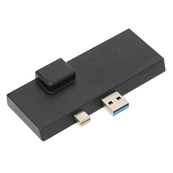 6 i 1 Dockingstation til Surface 4K-opløsning 5 Gbps hastighed Hot Swap-lagerkortlæser Aluminiumshus USB3.0-hub til Win XP Sort