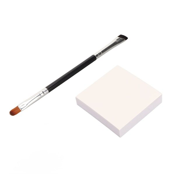 Sminkpalett Papper Sickle Eyeliner Pensel Double Ended Eyeliner Detalj Pensel Nagelfärgningspapper S