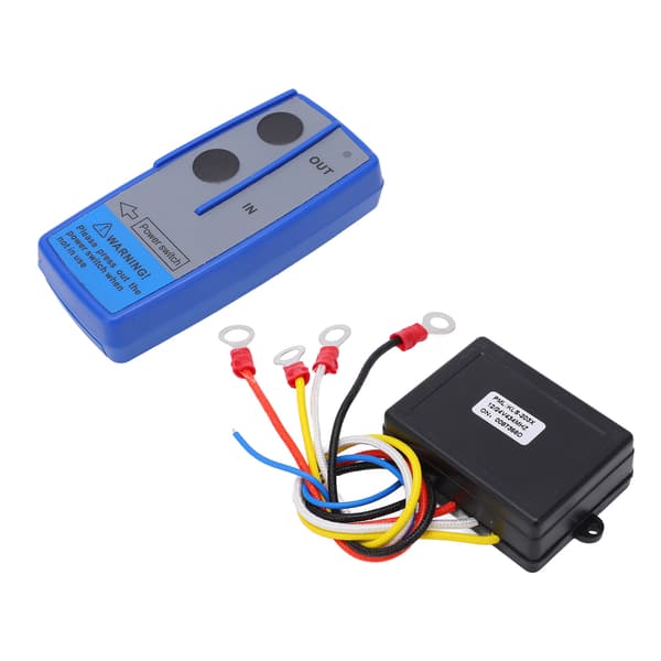 Trådløst vinsj fjernkontrollsett 434MHZ mottaker 12V 24V bryter håndsett universelt for bil lastebil ATV SUV