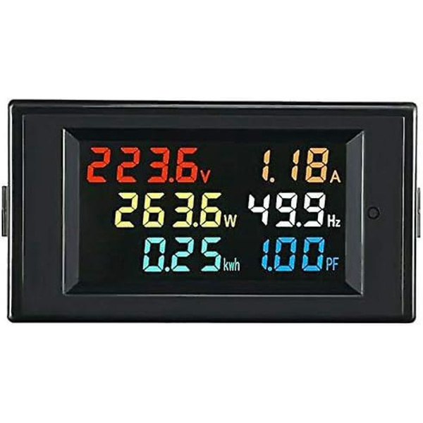 Multifunktions digital växelströms- och power - 6-i-1 elmätare D69-2058
