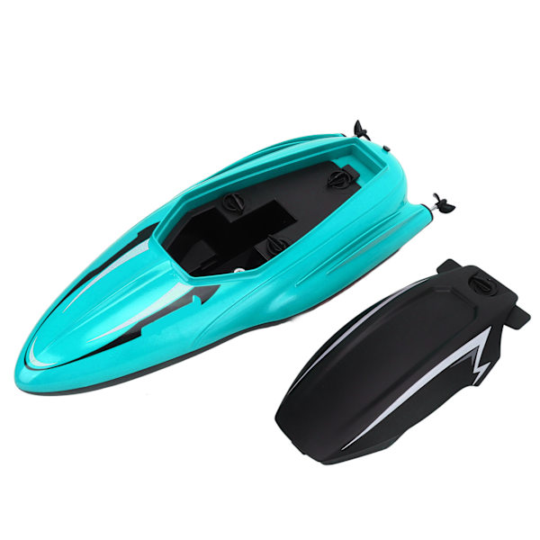 Fjernstyrt båt RC-skip vanntett høyhastighets speedbåt modellleketøy for over 8 år gammel blå 2 stk batteri