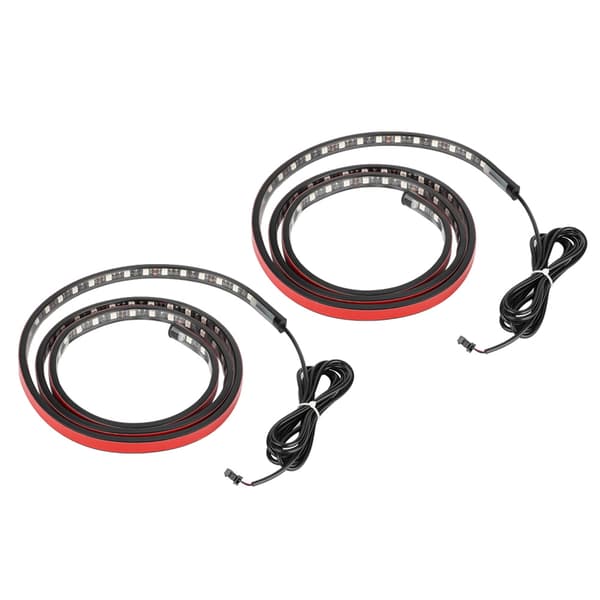 2 stk 152 cm fleksibel LED-stripe baklys brems/blinklys DC 12V