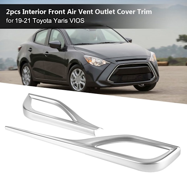 2 stk. innvendig frontluftventil deksel for Yaris VIOS (XP150) 2019-2021 (#1)