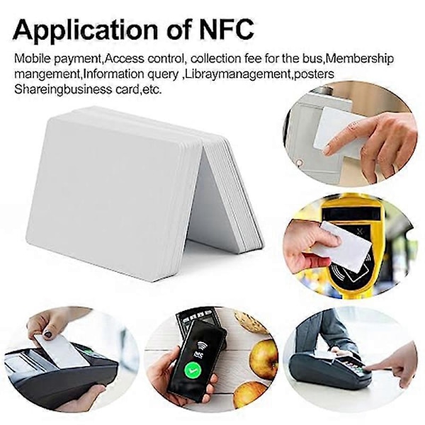 100 stk. NFC-kort 215 Tags Omskrivbare NFC-kort