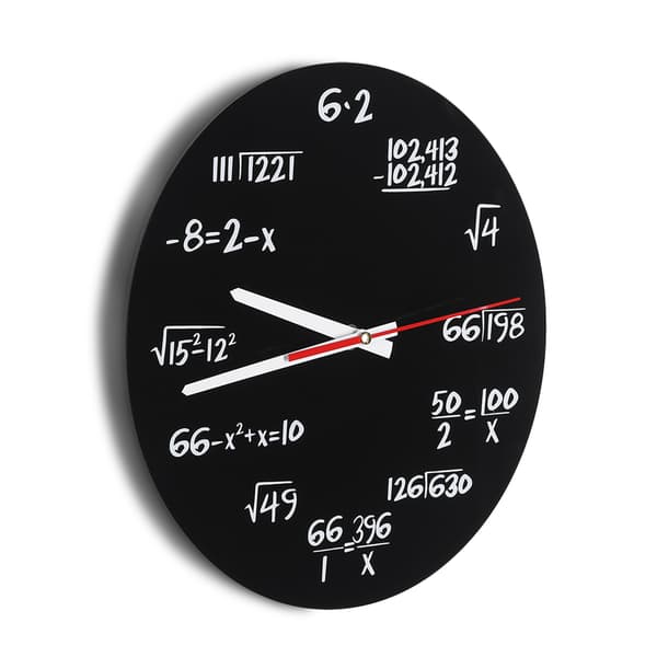 Akryl Väggklocka Matematisk Modern Design Hemmakontor Dekorationstillbehör