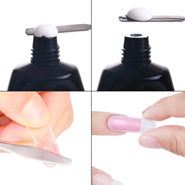 100 st Transparent Nail Form Quick Building Gel Form Tips Nagelförlängning gör-det-själv manikyrverktyg
