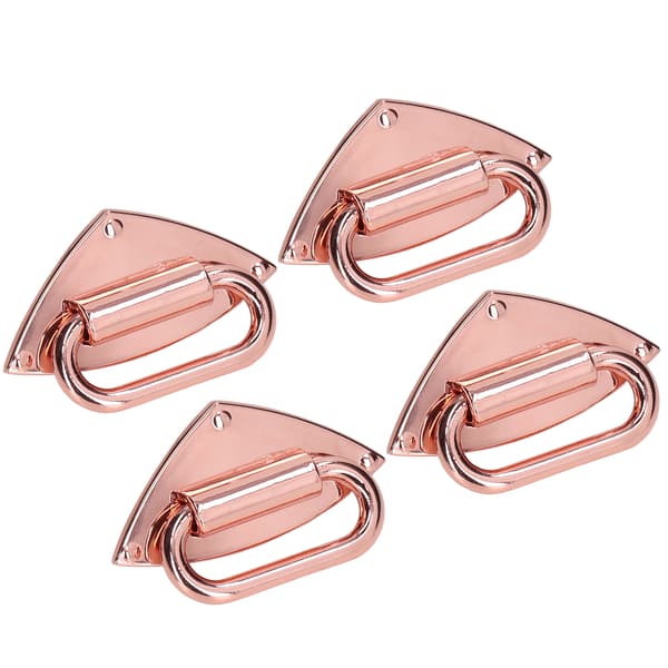 Väskspänne Legeringsmaterial Stabilt Robust Hållbart Utsökt Vackert Bagagespänne för DIY-väskor Handväskor Roséguld