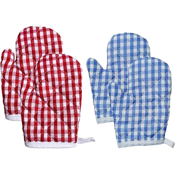 Chef Pinch Glove 4-pack Skållningsskyddshandskar Barn Kökshandskar Isolering Förtjockad Ugn