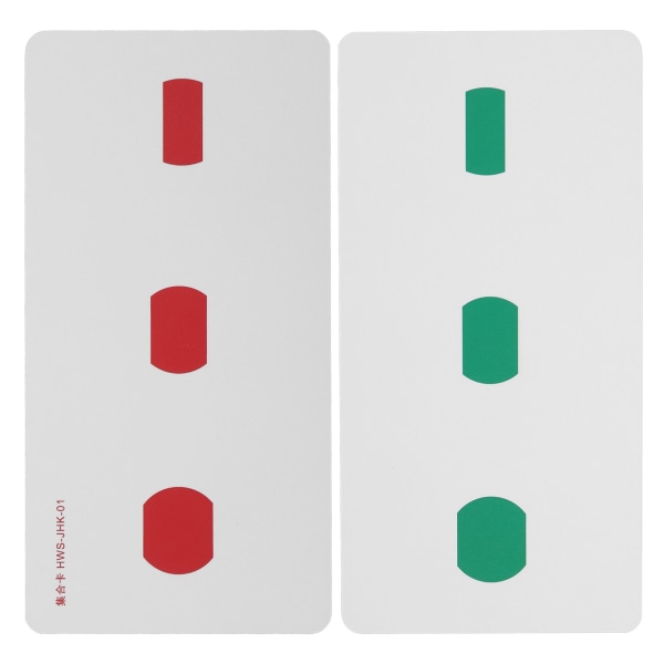 2 kpl Strabismus-korjauskortteja, jotka parantavat visuaalista tunnetta vedenpitävällä päällystetyllä paperilla Amblyopia-harjoituskortit