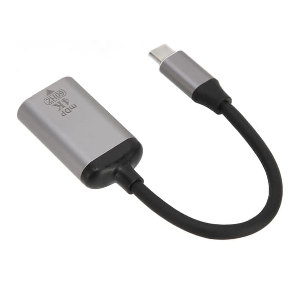 USB C til DisplayPort Adapter 4K 60Hz Aluminiumlegering Plug and Play USB C til Mini DP Adapter til Laptop Telefon Tablet
