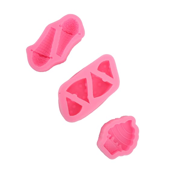 Is-silikonfondantformer Enkel demolding 3D-isform for bursdagsdekorasjon DIY kjøkkenbaking
