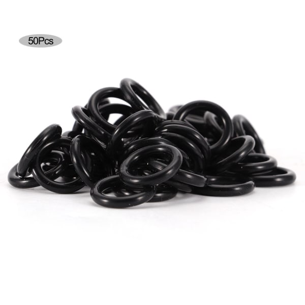 50stk Vanningsutstyr O Type PVC Vanntett Ring Tetningsringer For Rørskjøt