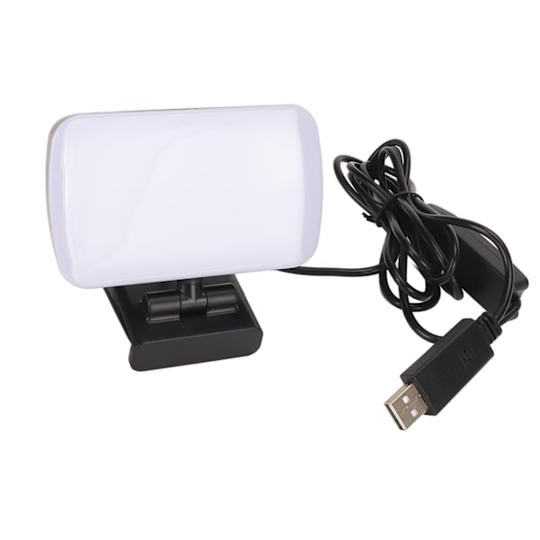 Webcam-lys USB 3 lysfarver 10 dæmpningstilstande Fleksibel roterbar mini videolys til bærbar computermødeuddannelse