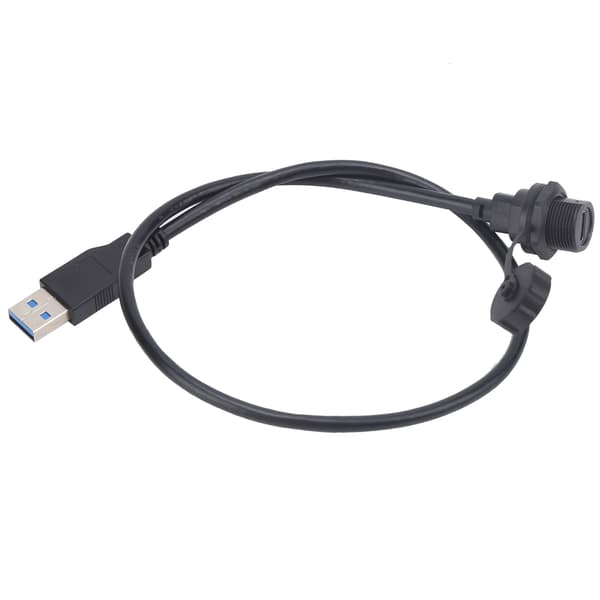 Vandtæt USB-stik TypeC hun gevindlås panelmontering strømudtag E10TPC-TF-F/U3-A-M(1M)