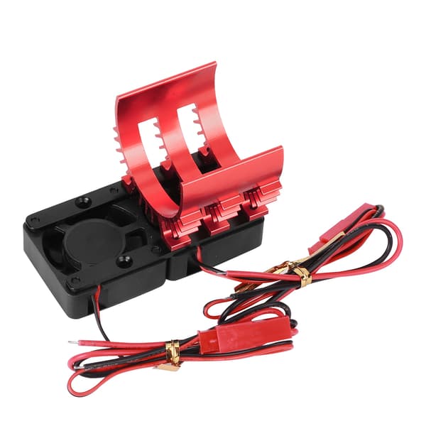 SURPASSHOBBY 540 Dobbelt Motor Køleblæser 60 x 30 x 40mm til 1/10 Scale Elektrisk RC Bil (Rød)