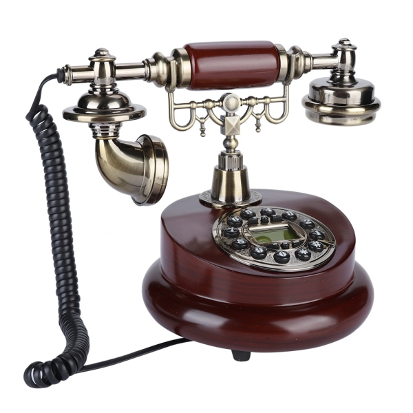 Retro Vintage langallinen lankapuhelin FSK/DTMF-puhelinlinjalla toimiva hotellitoimiston koti