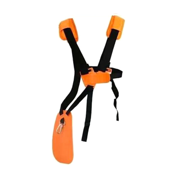 Dubbel axelrem för trimmer, axelrem för gräsklippare, vadderad trädgårdsmaskin, Nyon-bälte för FS120 FS55 FS220, orange