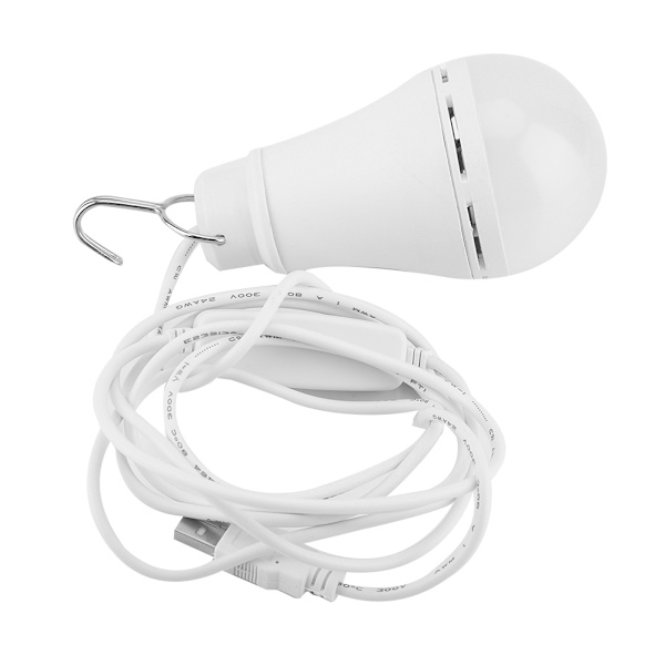 5V USB LED-lampa Nödlampa för Utomhuscamping Vandring Hemläsning (10W)