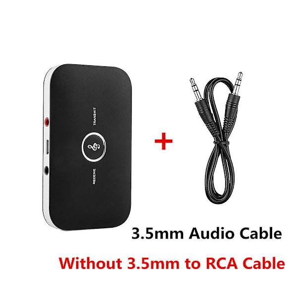 Bluetooth 5.0 Receiver Adapter, 2 I 1 Receiver Transmitter Med 3.5mm Lyd Udgang Rca Lyd Bluetooth Adapter/konverter