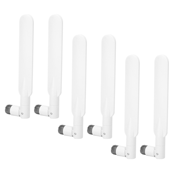 6 stk WiFi-antenne 2.4G/5G Dual Band 5DBI 700‑2700Mhz RP‑SMA trådløs netværksrouter