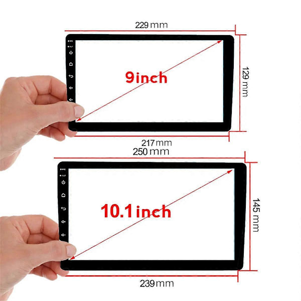 9 Tommer Radio Stereo DVD Touch Screen Til TEYES CC2 CC3 Digitizer