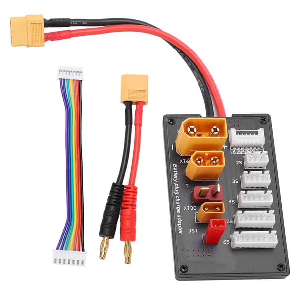 XT60 Lipo Parallel Opladningskort Lipo Batterioplader 2S-6S Parallel Balanceret Opladningsadapter